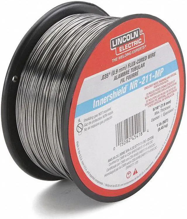 Alt view image 2 of 6 - LINCOLN ELECTRIC ED031448 MIG Welding Wire, NR-211-MP, .030, Spool