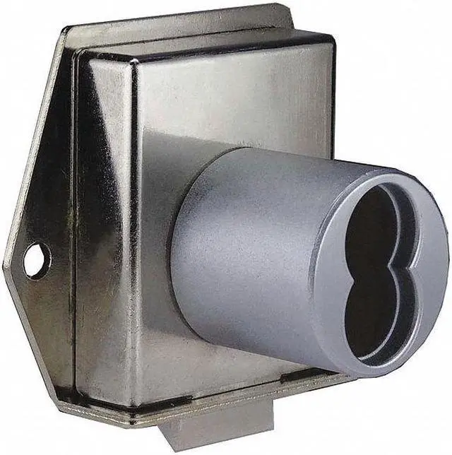 Alt view image 2 of 2 - CCL 72616 Drawer Dead Latch with Interchangeable Core, Brushed Chrome, 1-1/16"