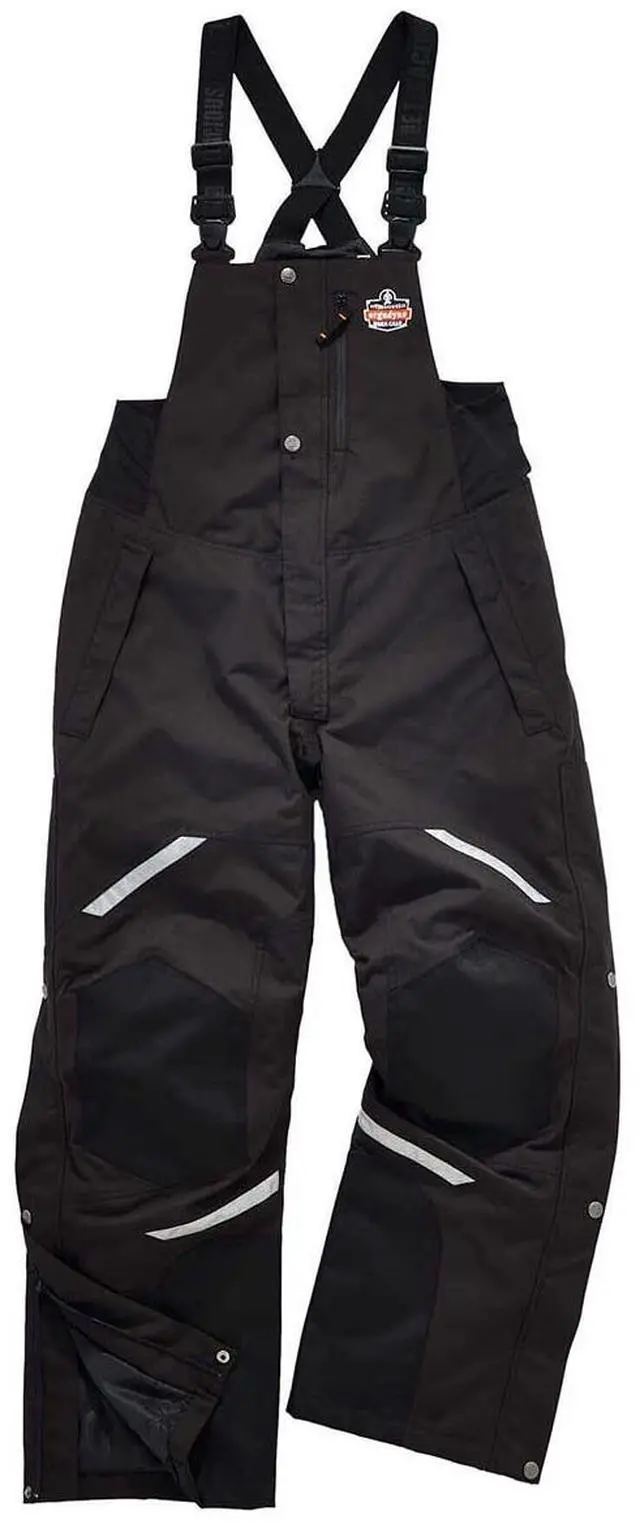 Main image of Ergodyne 41215 N-Ferno 6471 Thermal Bibs with 500D Nylon Shell - X-Large - Black