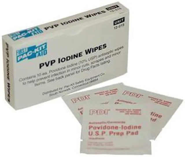 Alt view image 2 of 4 - First Aid Only Povidone Iodine Antiseptic Wipes