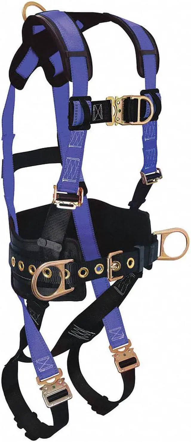 Alt view image 2 of 2 - CONDOR G7035QCFDM Premium Climbing Full Body Harness, M, 425 lb., Quick-Connect