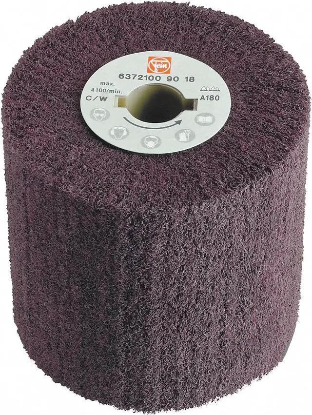 Alt view image 2 of 3 - FEIN 63721009018 Fleece Wheel,4 In,180Grit,Fine,For10F050