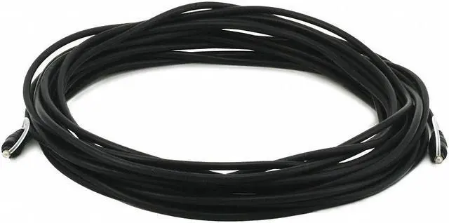 Main image of Monoprice Digital Optical Audio Cable - 35 Feet - S/PDIF (Toslink) | Gold Plated Ferrule,Molded Strain Relief