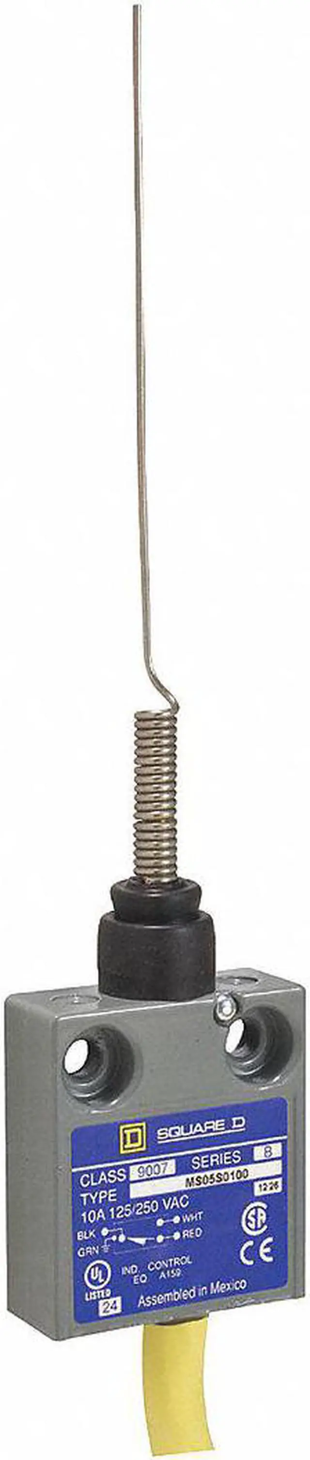 Alt view image 2 of 2 - TELEMECANIQUE SENSORS 9007MS05S0500 Limit Switch, Cat Whisker, Wobble Stick,