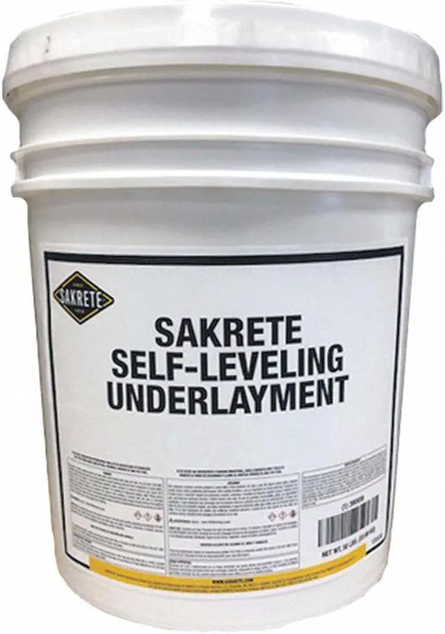 Alt view image 2 of 2 - SAKRETE 120035 Concrete Leveling Compound, Pail, Gray, Self-Leveling
