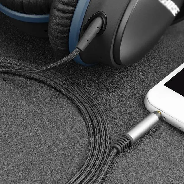 Alt view image 9 of 9 - Geekria Apollo Upgrade Cable for Bose QuietComfort QC25_ SoundTrue_ SoundTrue around_ear II _ Tangle_Free Premium Headphone R