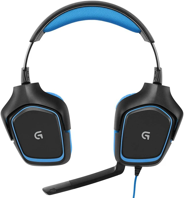 Alt view image 7 of 9 - Geekria Earpad + Headband Compatible with Logitech G430 G930 Headphones Ear Cushion + Replacement Headband Pads/ Repair Parts Suit (Blue)