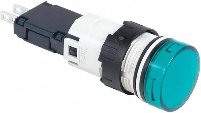 Main image of SCHNEIDER ELECTRIC XB6AV3GB Pilot Light Complete,LED,Green