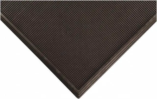 Alt view image 2 of 2 - NOTRAX 346S2432BL Black Flexible Rubber Fingers Footwear Sanitizing Mat 2 ft. W