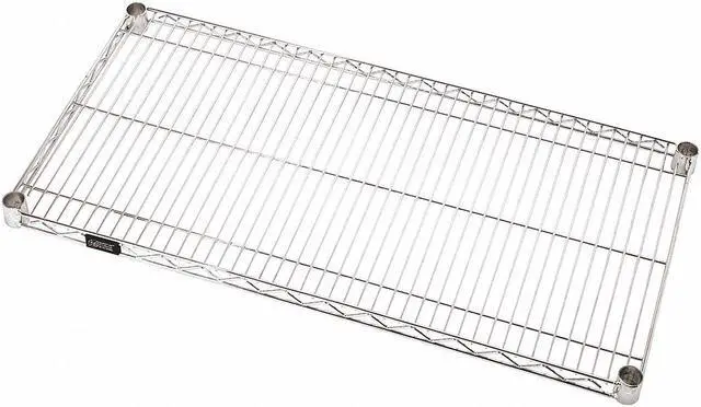 Alt view image 2 of 3 - Quantum Storage 2424S Wire Shelf, Stainless - 24 x 24 in.