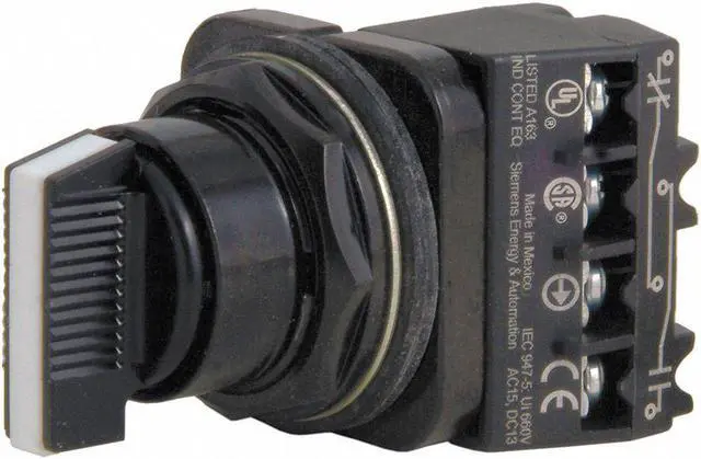 Main image of SIEMENS 52SX2CABA2 Non-Illum Selectr Swtch,30mm,3 Pos,Lever