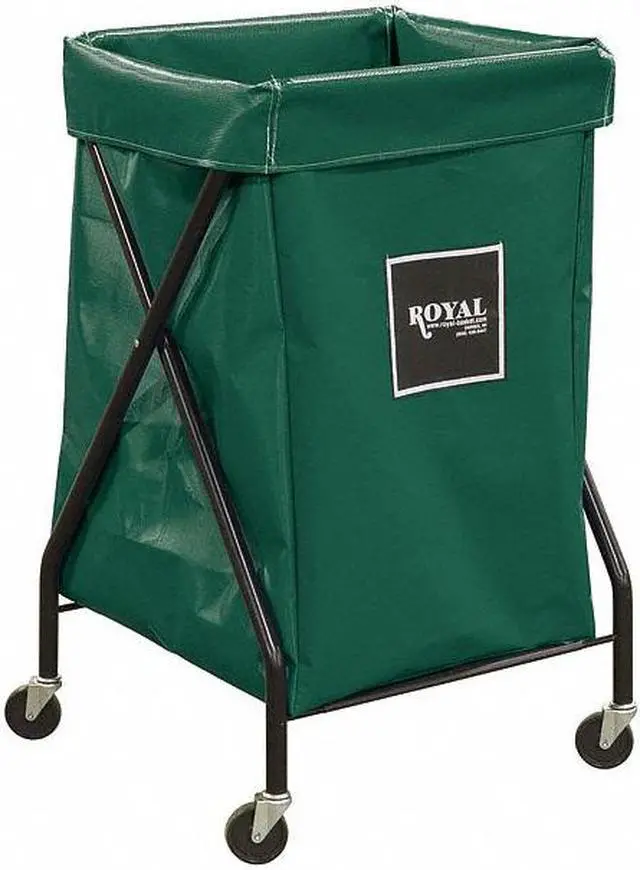 Main image of ROYAL G06-EEX-XFA-3ONN X-Frame Cart, 6 Bu, Green Vinyl