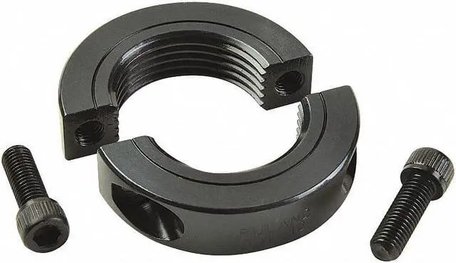 Alt view image 2 of 2 - RULAND MANUFACTURING TSP-16-14-F Shaft Collar,Threaded,2Pc,1-14 In,Steel