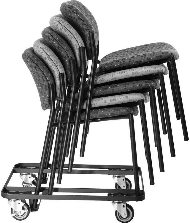 Alt view image 2 of 3 - Lorell Stacking Dolly for 4-Leg Stack Chairs