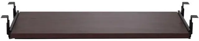 Alt view image 3 of 10 - Lorell Keyboard Tray 26" Mahogany 87523