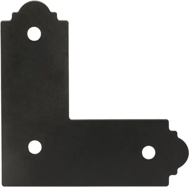 Main image of Simpson Strong-Tie Outdoor Accents 4x4 Steel Black L Strap Tie APL4 Pack of 8