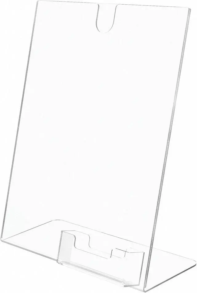 Main image of DEFLECTO 590601GR Sign and Business Card Holder,8-1/2x11