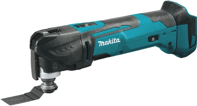 Alt view image 13 of 20 - Makita 18 Volt LXT Lithium-Ion Cordless Oscillating Tool (Bare Tool) XMT03Z