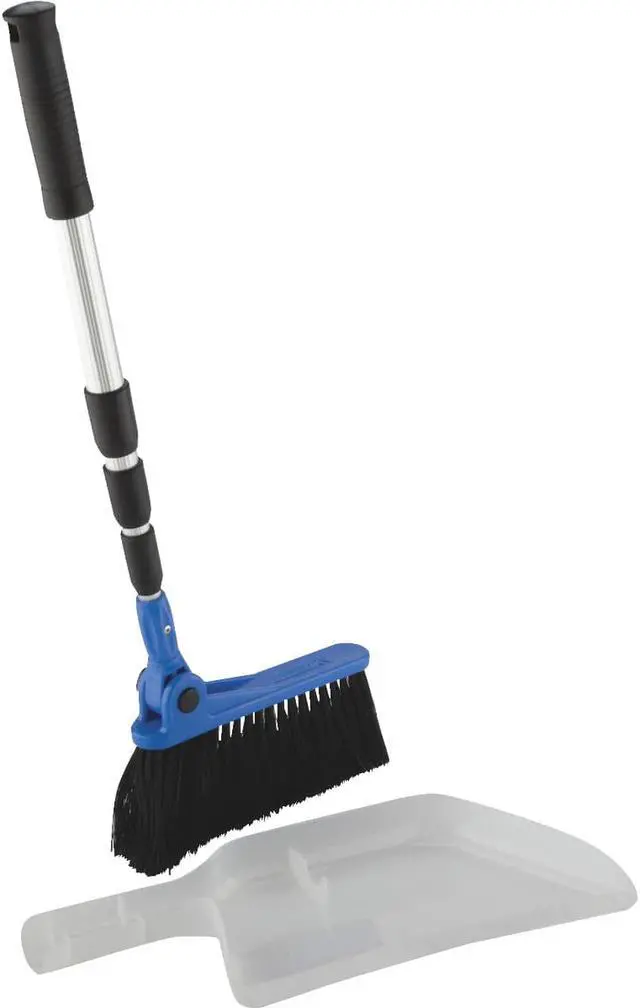 Alt view image 3 of 20 - Camco Adjustable Length RV Broom and Dustpan 43623
