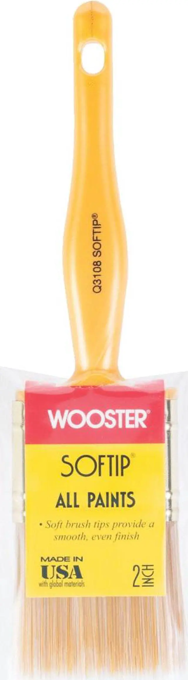Alt view image 4 of 12 - Wooster Softip 2 In. Flat Sash Paint Brush Q3108-2