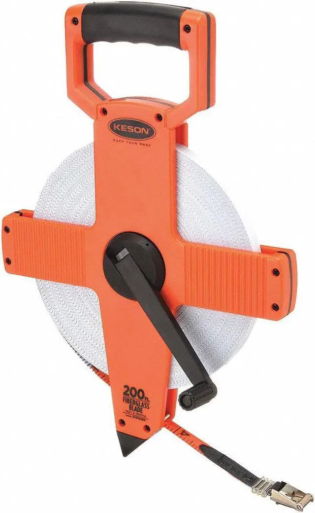 Alt view image 3 of 10 - Fiberglass 200 ft. SAE Engineers Long Tape Measure