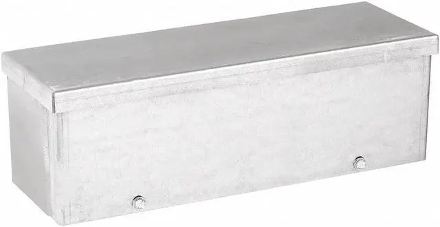 Main image of Wiegmann Wiring Trough Silver Galvanized   RSCG040412G