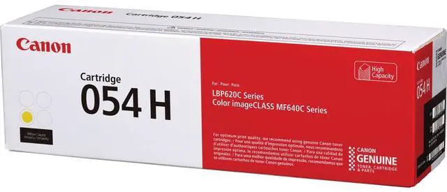 Alt view image 5 of 20 - Canon 054 Yellow Toner Cartridge High Yield 3025C001