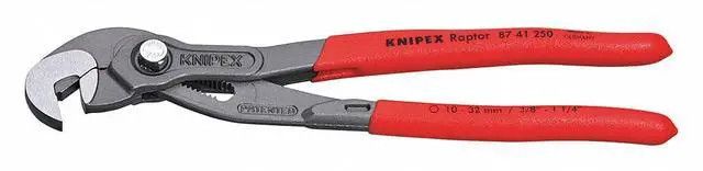 Alt view image 4 of 5 - KNIPEX 87 41 250 Tongue and Groove Pliers,Nutbuster