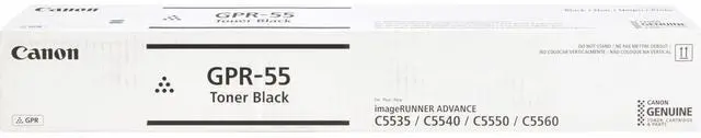 Main image of Canon GPR-55BK 0481C003AA C5535 C5540 C5550 C5560 Toner Cartridge (Black) in Retail Packaging