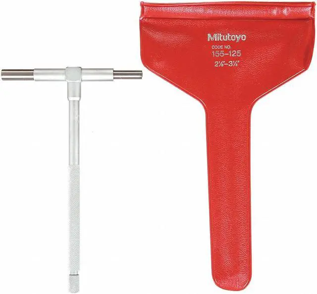 Main image of Mitutoyo Telescoping Gage, 2-1/4 to 3-1/2 Measuring Range (In.) Steel 155-125