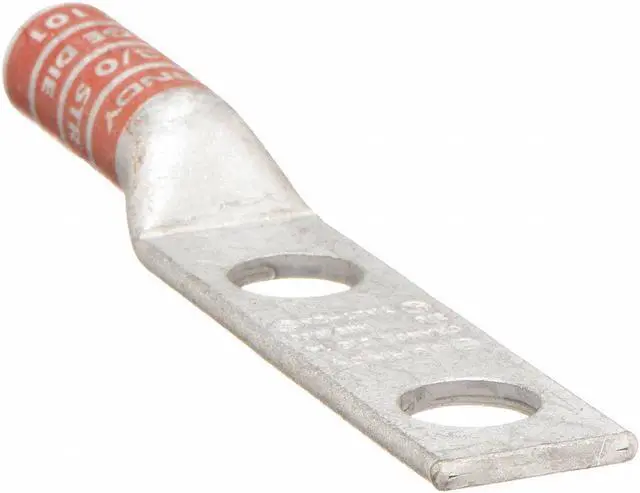 Alt view image 2 of 2 - Long Barrel CU Lug, 2 Hole, 3/0 AWG