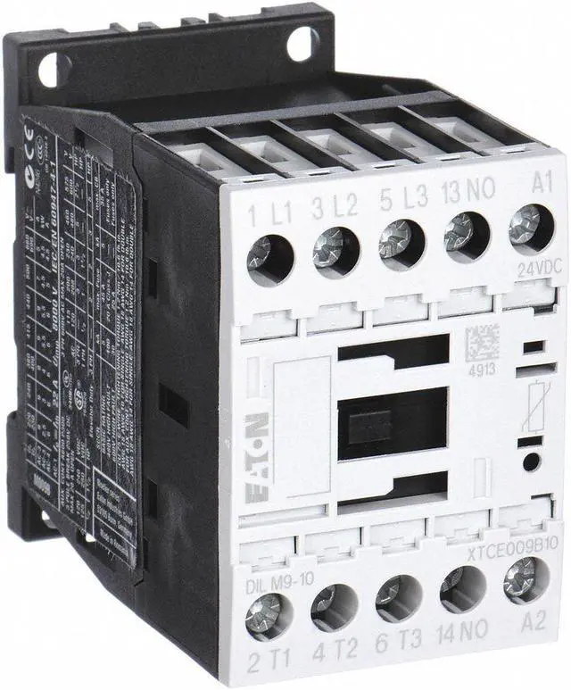 Main image of EATON XTCE009B10C IEC Magnetic Contactor, 3 Poles, 480 V AC, 9 A, Reversing: No
