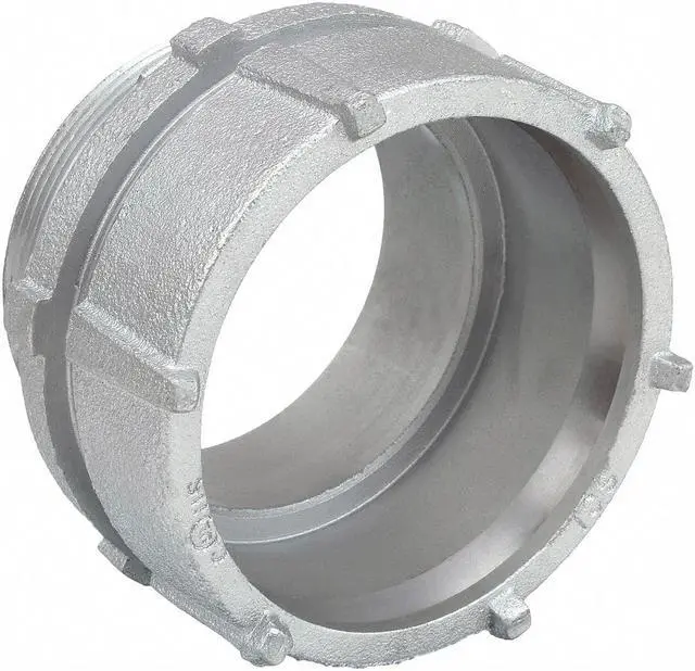 Alt view image 2 of 4 - RACO 1816 IMC/Rigid Grounding Connector, 4 in, Compression, Steel, Zinc Plated,