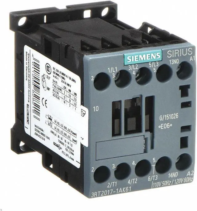 Alt view image 2 of 4 - SIEMENS 3RT20171BB41 IEC Magnetic Contactor, 1NO, 24V DC, 3 P, Non-Reversing,