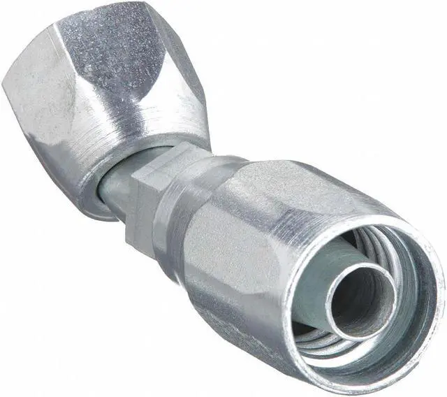 Alt view image 3 of 3 - Fitting, 45 Deg, 1/2 In Hose, 7/8-14 JIC