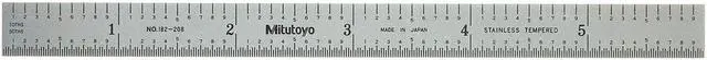 Alt view image 2 of 4 - MITUTOYO 182-208 Flexible Rule,SS,150 x 13mm