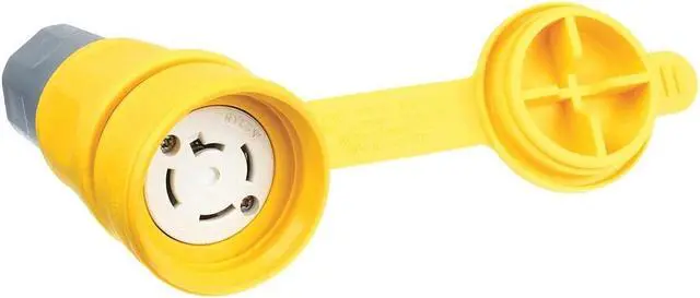 Main image of HUBBELL WIRING DEVICE-KELLEMS HBL27W09 Watertight Locking Connector, Non-NEMA,