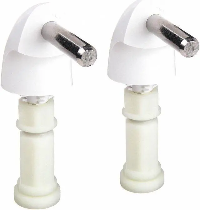 Main image of BEMIS HK84-000 Toilet Seat Hardware, 2 Hinges w/Nuts