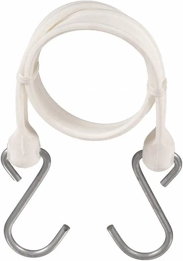 Main image of THE BETTER BUNGEE BBS24GW Polystrap,White,24 in. L