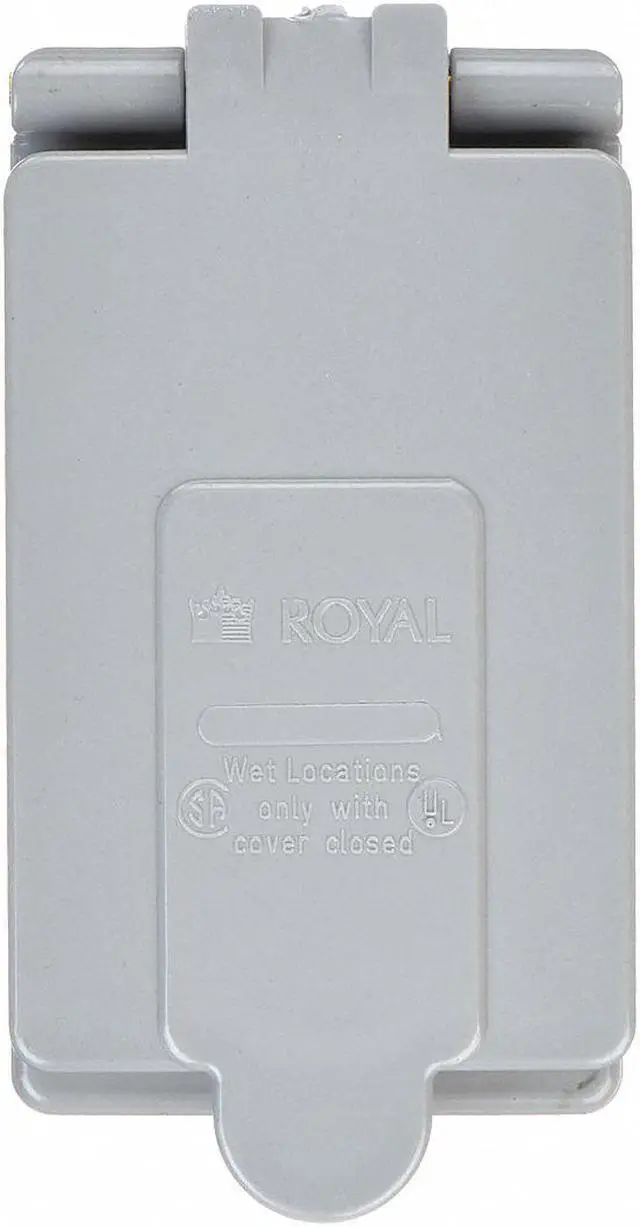 Main image of CANTEX 5133361 1 -Gang Vertical Weatherproof Cover, 3" W, 1" H