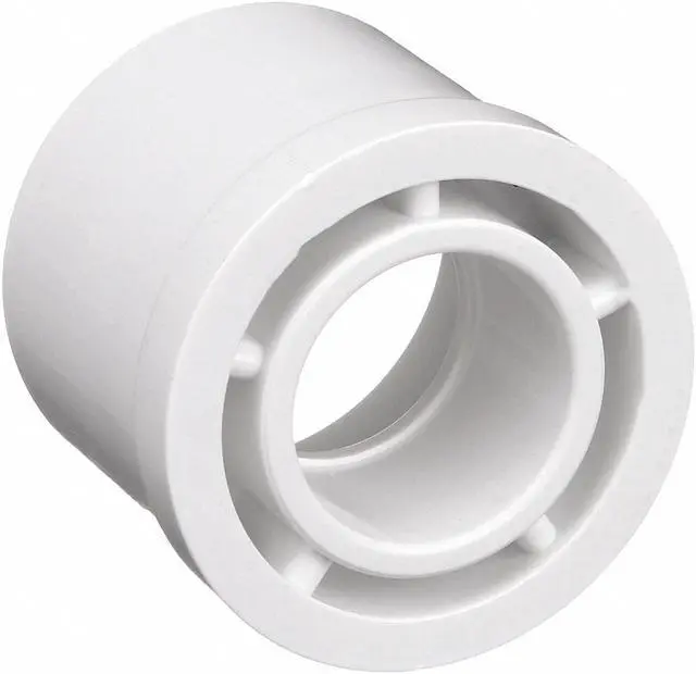 Main image of ZORO SELECT 437166 PVC Reducing Bushing, Spigot x Socket, 1 1/4 in x 1/2 in