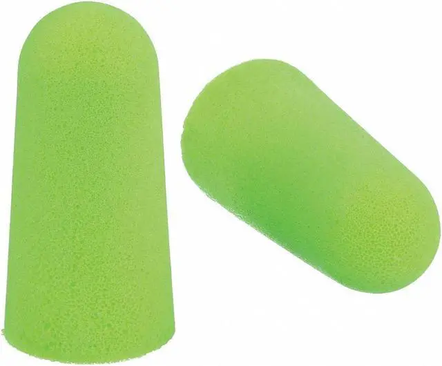 Alt view image 2 of 10 - Moldex Pura-Fit Single-Use Earplugs Cordless 33NRR Bright Green 200 Pairs 6800
