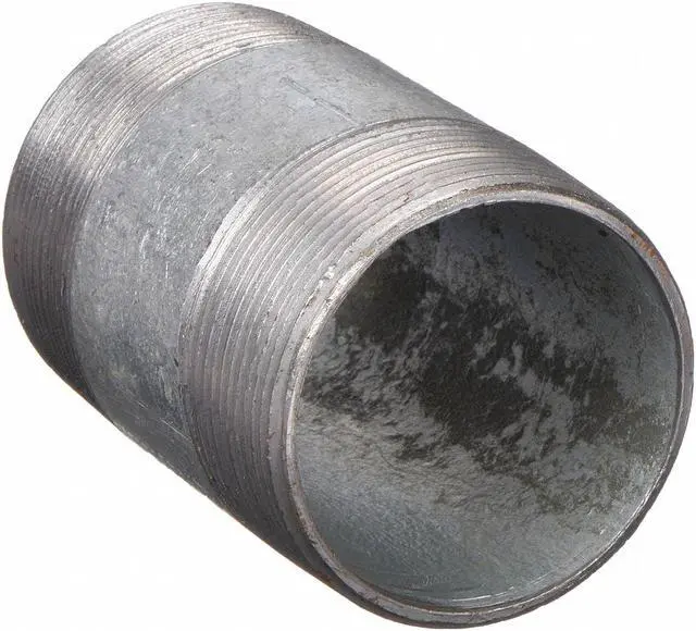 Main image of BECK 0331046201 3" MNPT x 5" TBE Galvanized Steel Pipe Nipple Sch 40