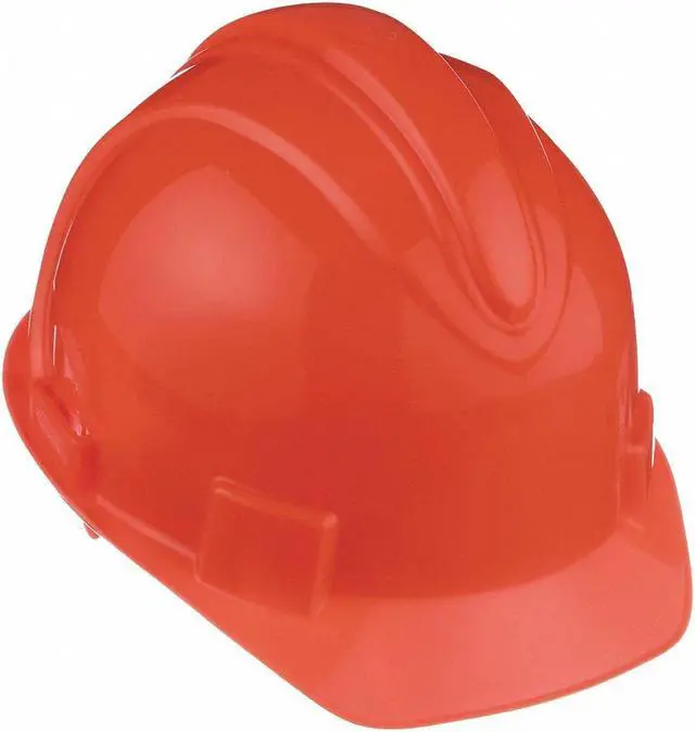 Alt view image 2 of 4 - Hard Hat, FrtBrim, Slttd, 4Rtcht, Hi-Viz Org