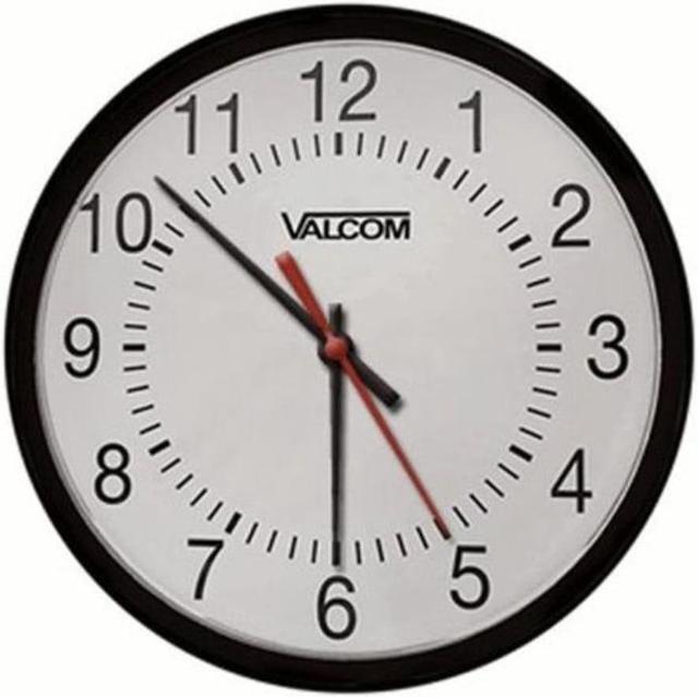 Alt view image 8 of 9 - Valcom VIP-A12A IP PoE 12 inch Analog Clock, Part No# VIP-A12A