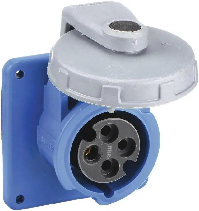 Main image of HUBBELL WIRING DEVICE-KELLEMS HBL420R9W Watertight Pin & Sleeve Receptacle, 20