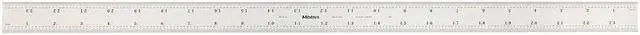 Alt view image 2 of 3 - MITUTOYO 182-161 Rigid Rule,Steel,24 In. L