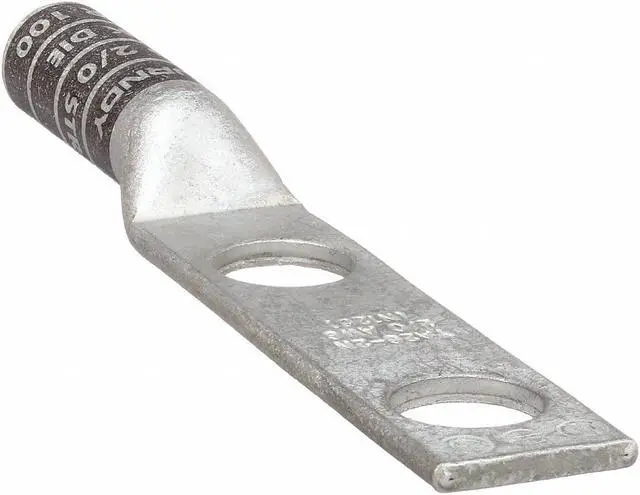 Alt view image 3 of 4 - Long Barrel CU Lug, 2 Hole, 2/0 AWG