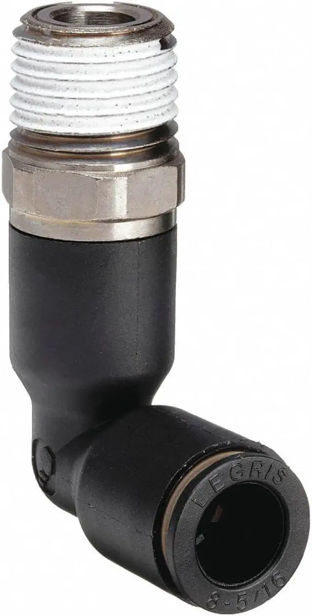 Alt view image 2 of 4 - LEGRIS 3129 08 14 Extended Male Elbow,1/4 In NPT,PK10