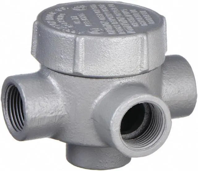 Main image of APPLETON ELECTRIC GRJTA75 Conduit Outlet Body,Iron,TA